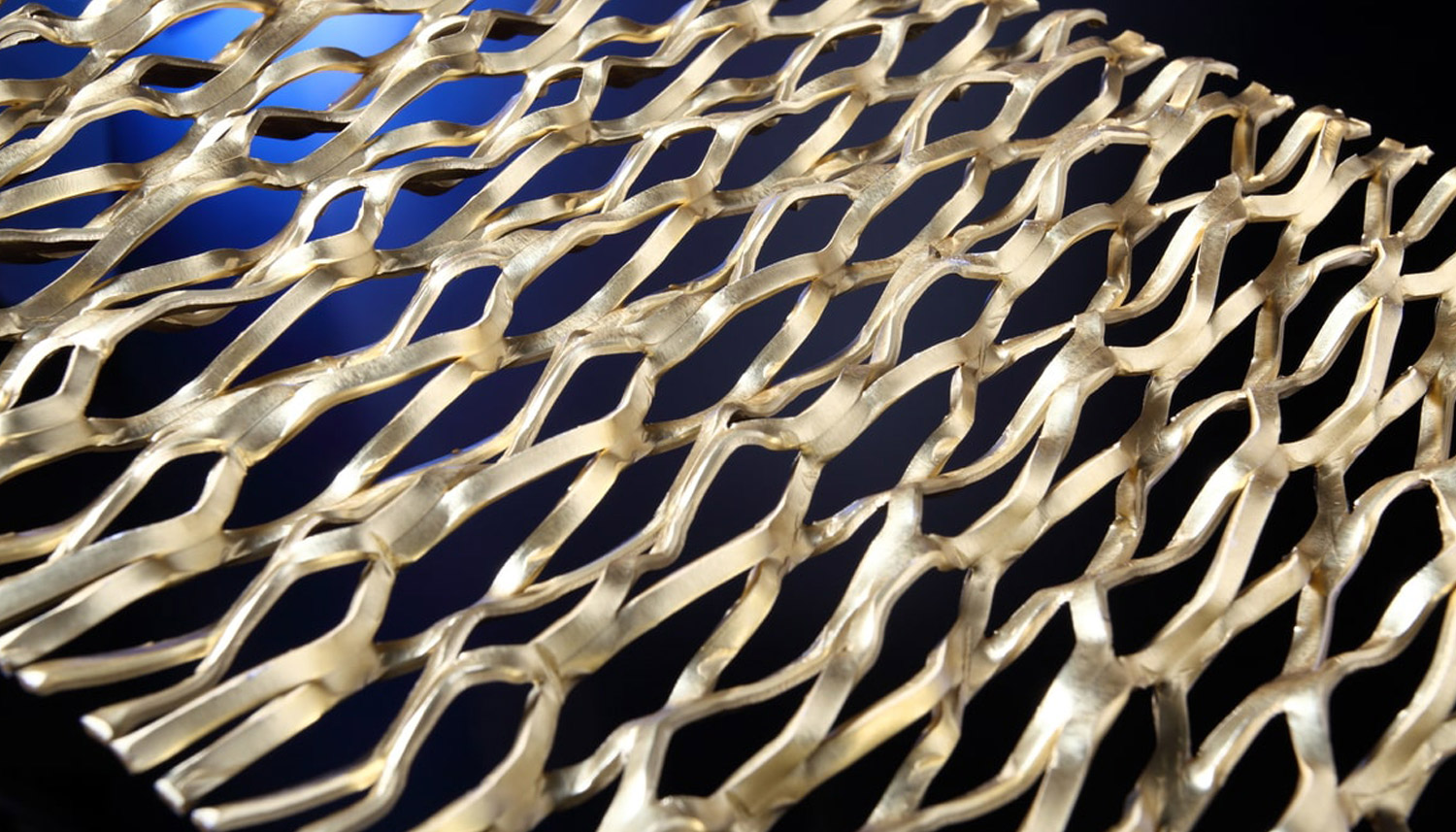 bodesolutions streckmetalle 12 3d designmasche gold