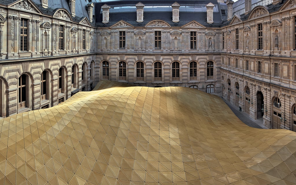 louvre paris streckmetall gold 04
