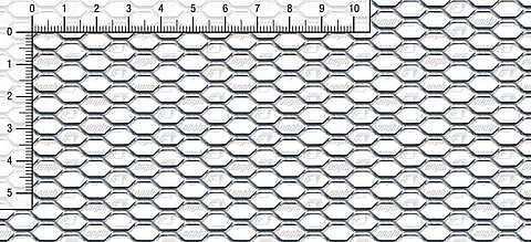Sechseckmasche aus Streckmetall