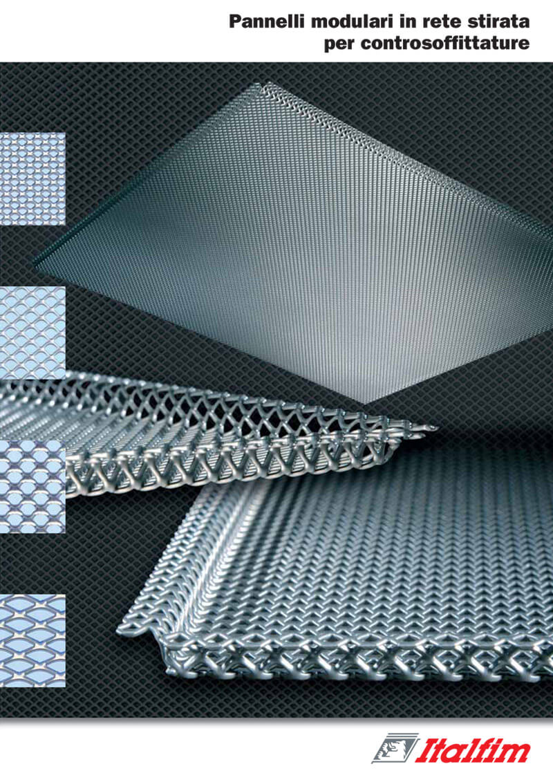 katalog italfilm pannelli modulari in rete stirata cover tiny