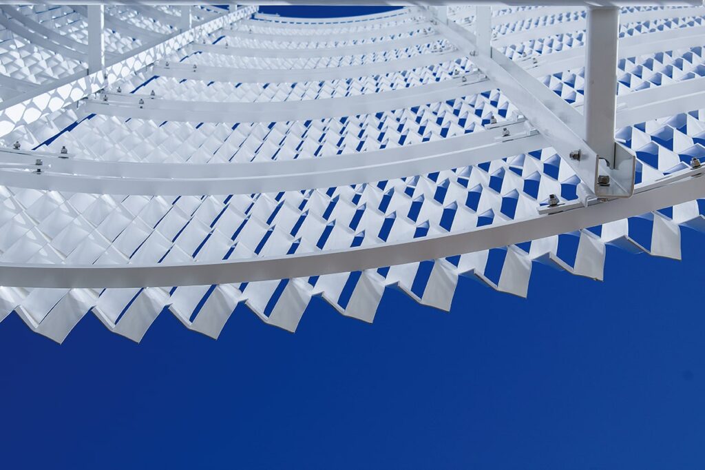 streckmetall architektur fassade beverly center huge waves coverage los angeles masche mtc la 400 01