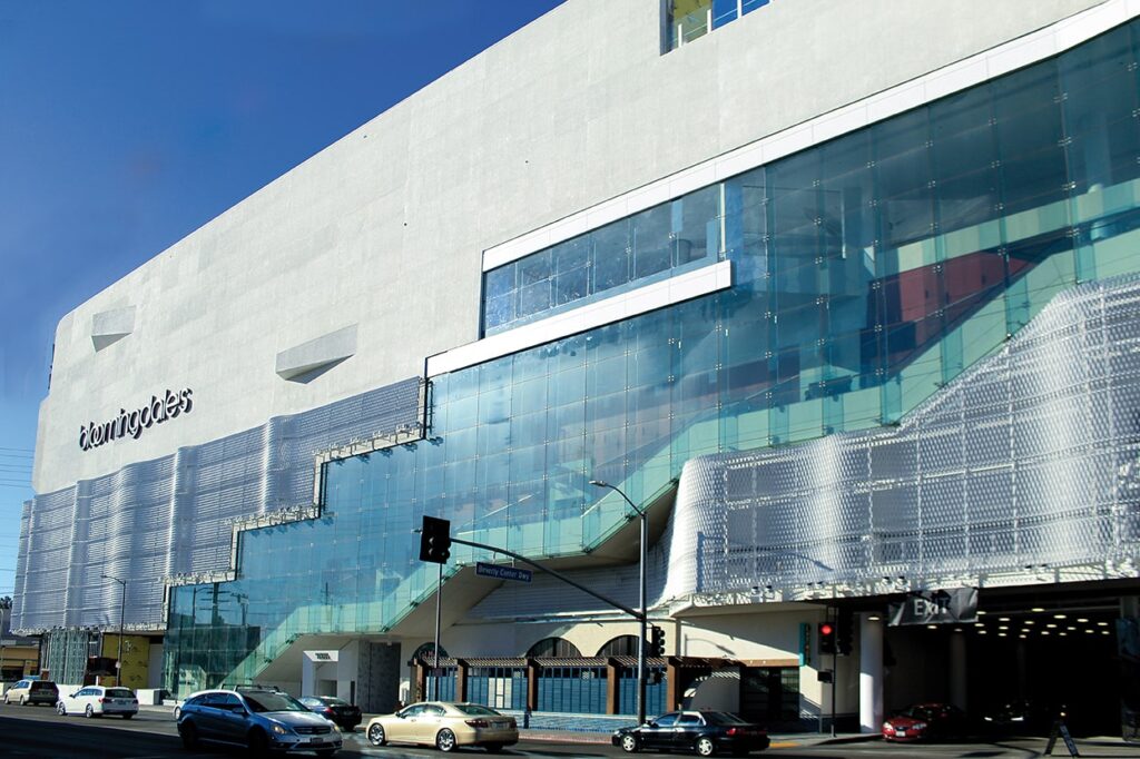 streckmetall architektur fassade beverly center huge waves coverage los angeles masche mtc la 400 04