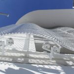 Beverly Center LA Streckmetall-Fassade Großmasche geschwungen