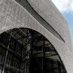Streckmetall für Architektur Fassade Großmasche Parkhaus Transparenz