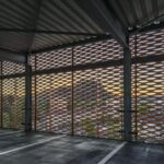 Streckmetall Architektur Fassadenverkleidung Parkhaus Singen E500 Innenansicht