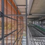 Streckmetall Architektur Fassade Parkhaus Singen E500 Innenansicht Transparenz
